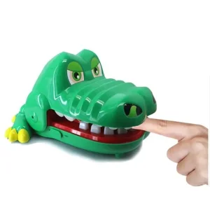 Puzzle Solving Child Novelty Plastic Material Crocodile Shape Fun Toys