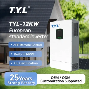 TYL TYL-12KW off Grid Solar Power Inverter 12KW Single Output AC 220V to AC 220V 99% Efficiency 50/60Hz