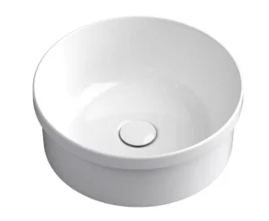 Ceramic Bathroom Sink: Round Vessel or Undermount Installation