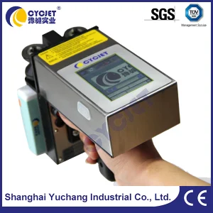 Cycjet Handheld White Ink Coding Machine for Thermal Insulation Pipe Printing