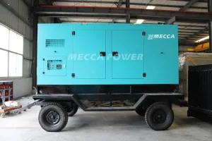 سعر المصنع 200kw 250kVA مولد ديزل صامت مثبت على مقطورة
