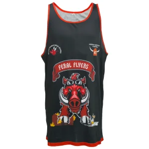 Black Red Vest