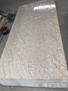 Polished Long-Lasting PVC Marble Sheet for Wall Decoration