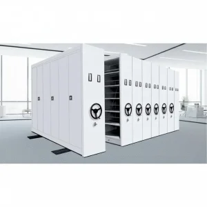 Office School Bank Sliding Shelving Compactor Shelves Movable Steel Storage Filing Cabinet