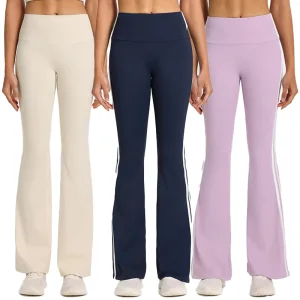 Women Sportswear High Waist Flare Pants Gym Fitness Wear Tights