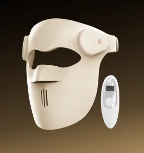 2025 Custom 7 Color LED Face Mask 630nm 850nm Infrared Red Light Therapy Facial Beauty Mask Hollow Silicone OEM