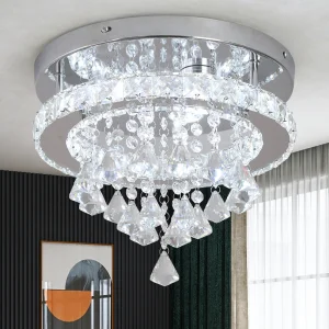 Custom Dangle Crystal LED Ceiling Light