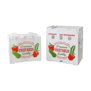 Factory OEM/ODM Corrugated Plastic Foldable Turnover Box Plastic Fruit and Vegetable Box