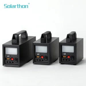Home Solar Power Storage System with LED Outdoor Lighting