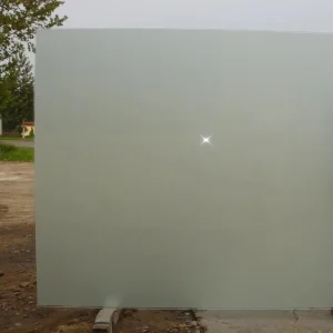 Satin Acid Etched Glass Partition for Stylish Interiors Customizable Frosted Shower Glass Customizable Frosted Shower Glass for Stylish Home Spaces