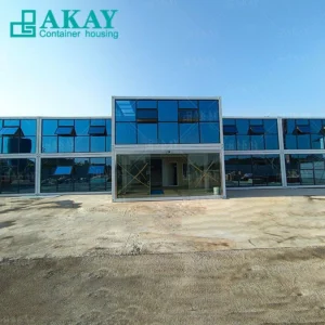 Prefab Modular Portable Site Office Accommodation Camp Shipping Flat Pack Container for Philippines Prefabricated-Building