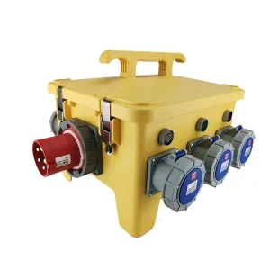 Wholesale IP67 Level Plastic Waterproof Distribution Box Plastic Indoor Outdoor Electrical Box with Industrial Plug Socket
