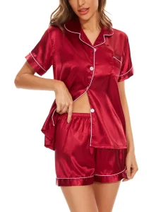 Satin Sleepwear Pajama Set