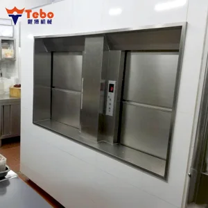 Commercial Dumbwaiter with Fire-Rated Doors for Floor Loading Use