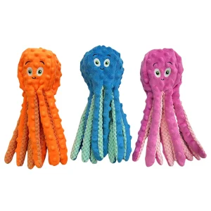 Pet Explosions Plush Octopus Sounding Toy