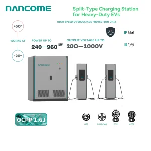 Nancome High Voltage Megawatt Station Charging Infrastructure for EV Fleets