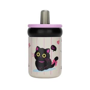 500ml Stainless Steel Insulated Sports Water Bottle with Straw