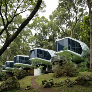 Outdoor Eco Capsule Hotel Prefabricated Luxury Pod