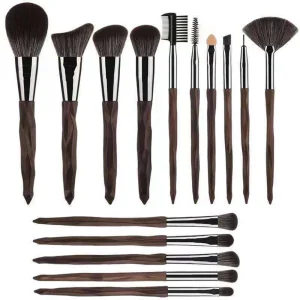 Conjunto de Pincéis de Maquiagem Profissional de Luxo 15 PCS