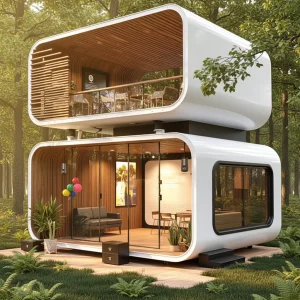 Modular Capsule Homes for Luxury Travel Perfect for Short-Term Stays, Tourist Lodging, and Business People