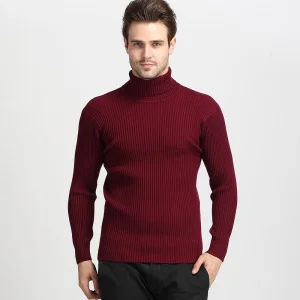 OEM Custom Winter Solid Turtleneck Knitwear
