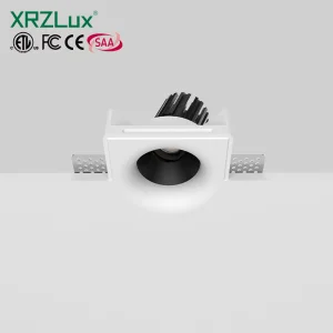 For 2 Inch Trimless Gypsum Spotlight Recessed Plaster LED Downlight ETL CE SAA Certified Modern Architectural Indoor Lighting
