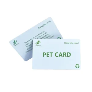 China Recyclable Eco-Friendly PET Cards Manufacturer, Factory