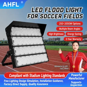 LED High-power Module Football Field Lights, Outdoor Square Lighting, Tall Stadium Lighting, Spotlights For Sports Fields