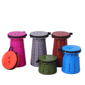Upgraded Collapsible Stool Bench Adult Portable Retractable 600lbs