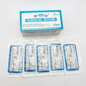 Non-Absorbable Surgical Suture with Needle Silk