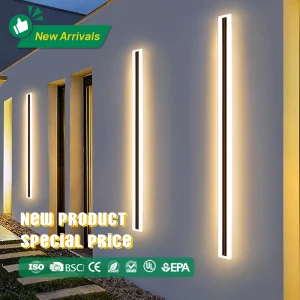 Modern Long Strip LED Outdoor Wall Lamp