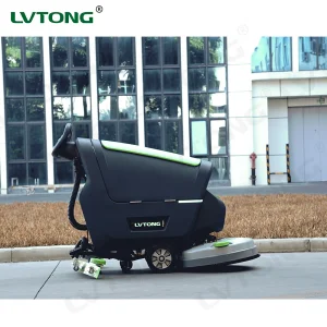 Robotic Floor Scrubber Battery Powered Automatic Cleaning Machine For Large Areas