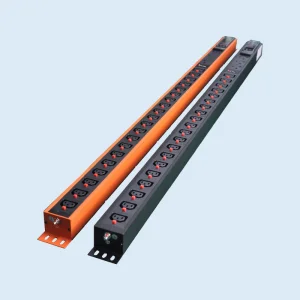 Vertical Mount Power Distribution Unit with 24 IEC C20 &amp; Overload Protector