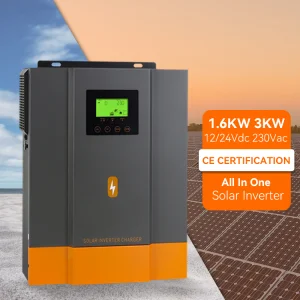PowMr Off Grid 1.6KW 3KW Solar Inverter 12V/24VDC 220/230VAC Output Solar Inverter With MPPT 80A Controller