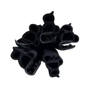 Black Automotive EPDM Gasket Rubber Sealing Strip Airtight Watertight Seal