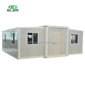 Contemporary White Outdoor Foldable Container House