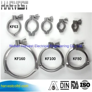 SS304 Vacuum Nw63/Nw80/Nw100/Nw160/Kf63/Kf80/Kf100/Kf160 Vacuum Clamps Vacuum Component for Vacuum System