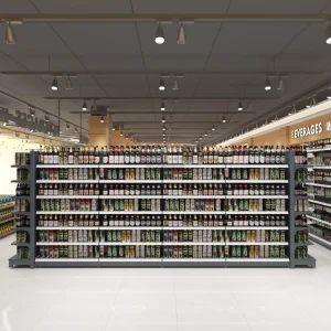 Gondola supermarket heavy duty rack