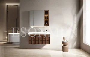 Wholesale Bathroom Vanity Unit with Ceramic Sinks