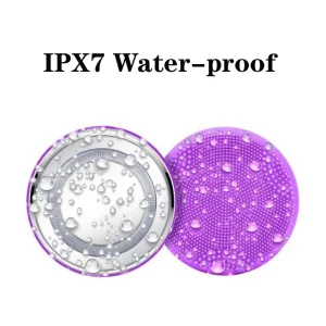 Waterproof Portable Electric Cleanser Rechargeable Silicone Face Scrub Device Facial Cleansing Brush