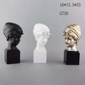 Neoclassical Western Art Handmade Resin Human Figure Statue Home Decor