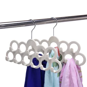 Wholesale Velvet Hangers Anti Slip Ties Belts and Scarf Plastic Hanger Manufacturer