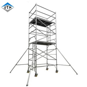 OEM Certified China Supplier Construction Portable 3m-15m Scaffolding DIY Aluminium Scaffold Tower Mobile Aluminum Scaffolding Tower with Wheels