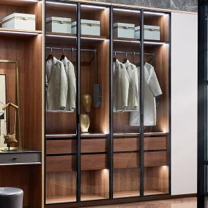 Glossy Sliding Mirror Doors