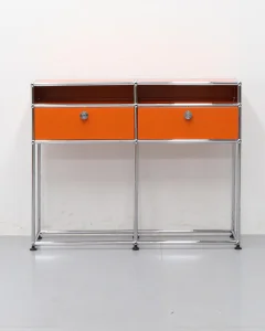 High Quality Modular Storage Unit Customizable Metal Cabinet Credenza for Entryway Dining Room Hotel and Office
