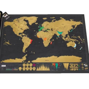 Custom Scratch off World Map