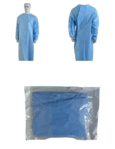 Batas de aislamiento impermeables premium para laboratorios de pruebas de virus