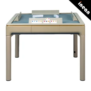 Inean Play Automatic Shuffle Okey Rummy Board Game Table Advanced Casino Room Table For Local Coffee Bar Events Attractions