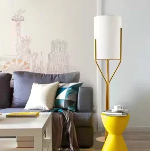 Multi-Directional Task Floor Lamp | Slender Metal Design for Living Room Office | Modern Arc Light Adjustable Domes Home Decor