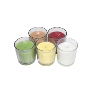 Colorful Glass Candle Jars for Wholesale Candle Making in USA